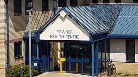 Rowner Surgery Entrance